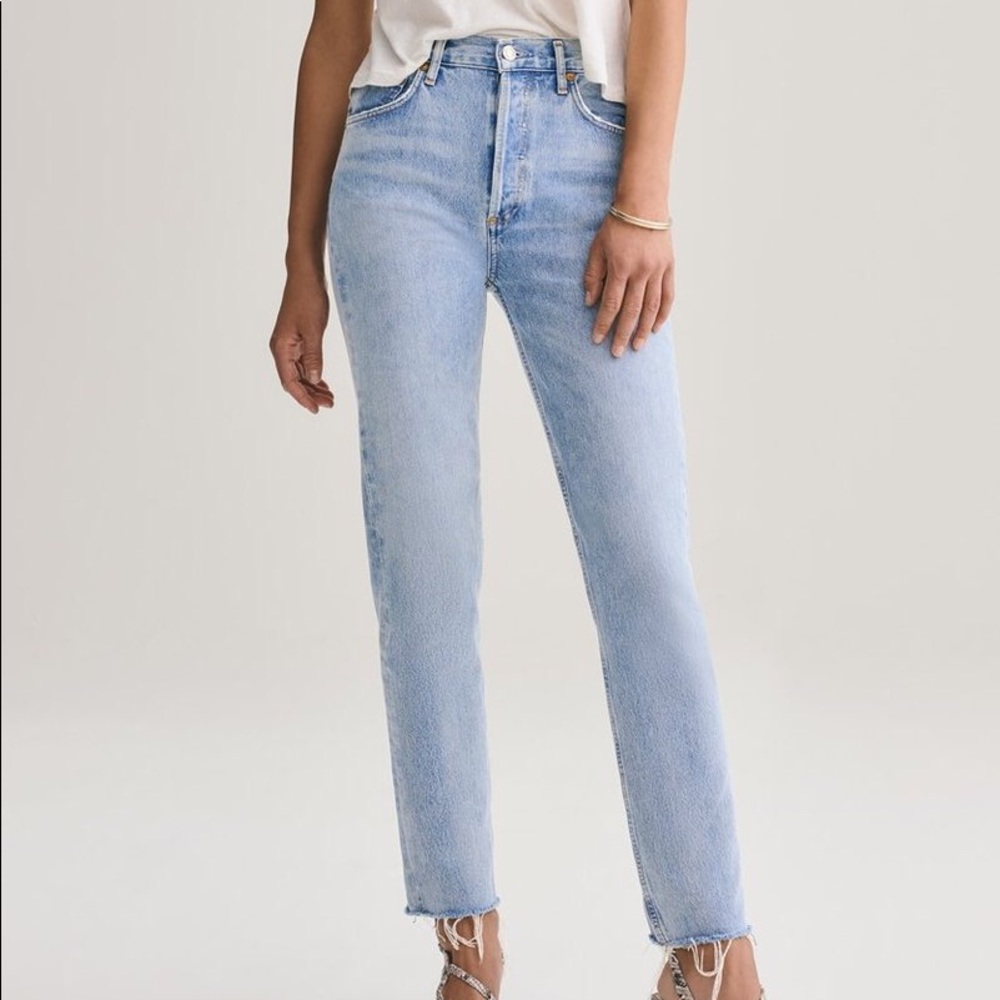 AGOLDE — Remy High Rise Straight (Size 28)